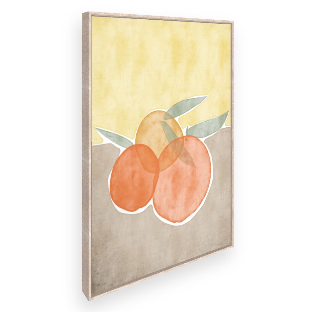 Toile Oranges aquarelles