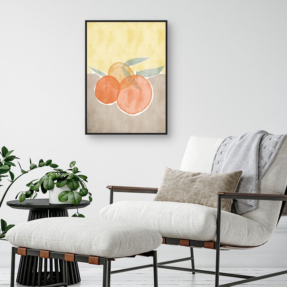Tableau Oranges aquarelles