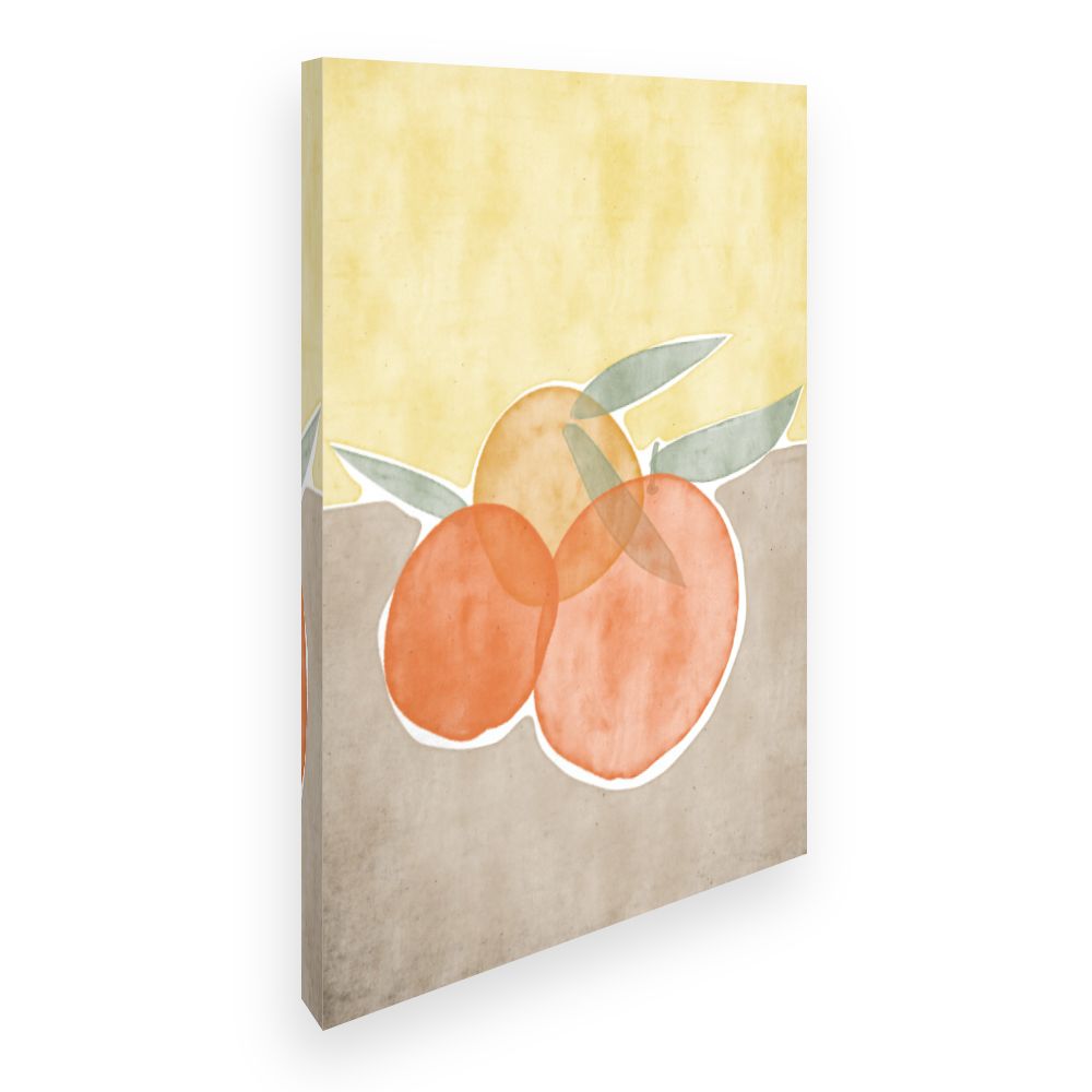 Toile Oranges aquarelles