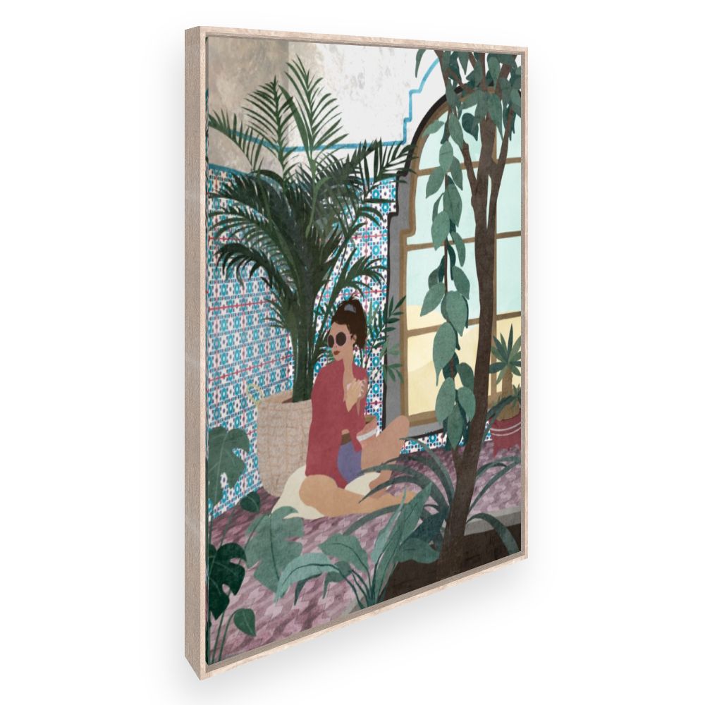 Toile Évasion exotique