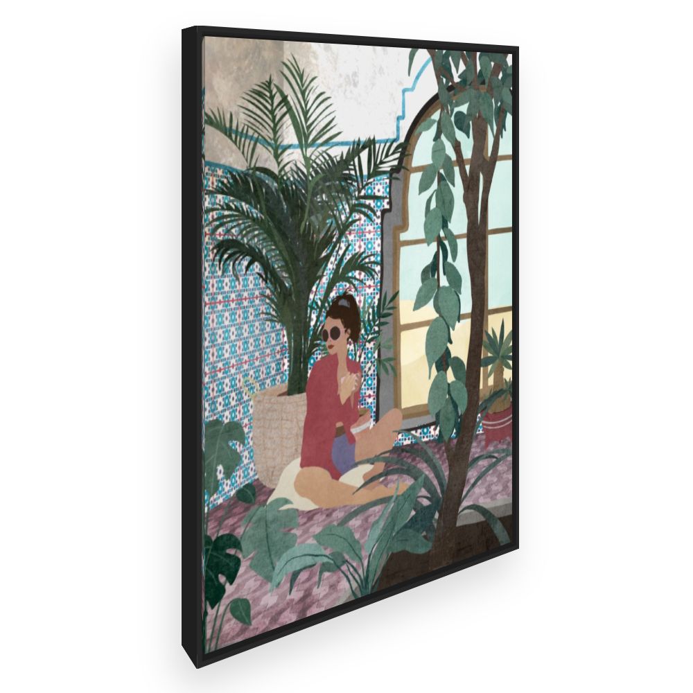 Toile Évasion exotique