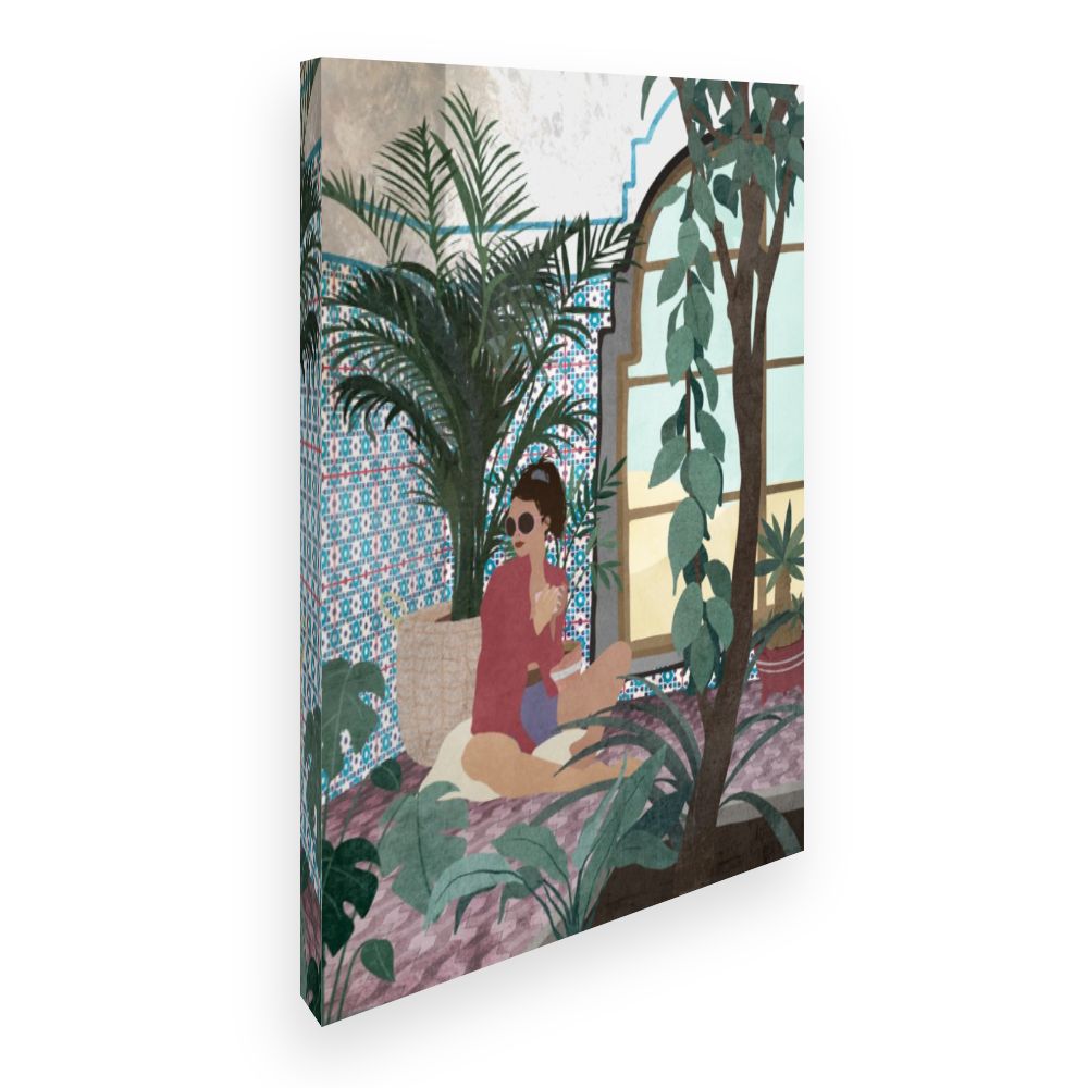 Toile Évasion exotique