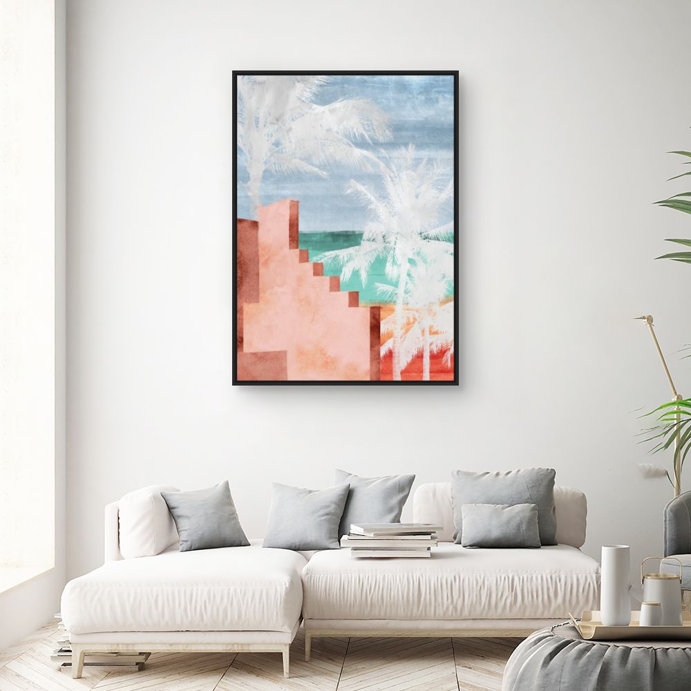 Tableau Paysage tropical estival