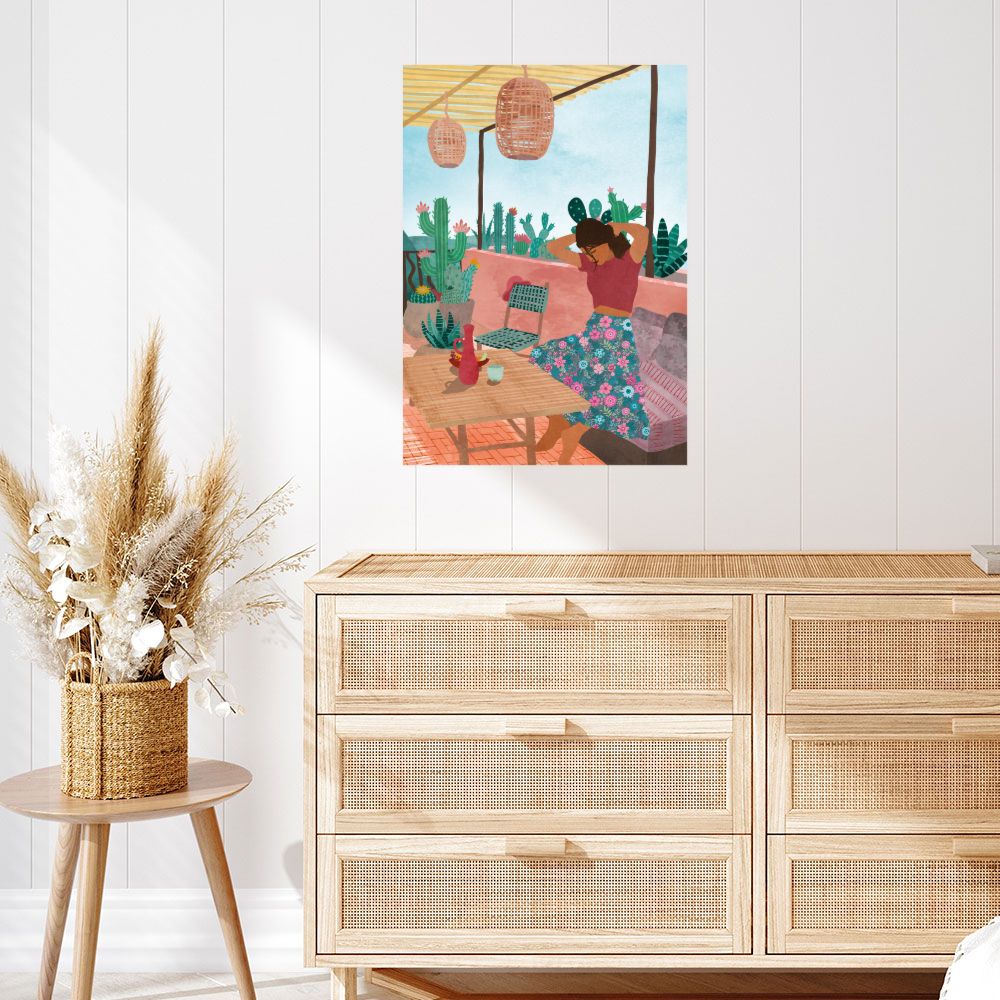 Affiche Terrasse ensoleillée