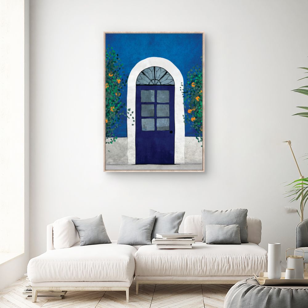 Tableau Porte fleurie