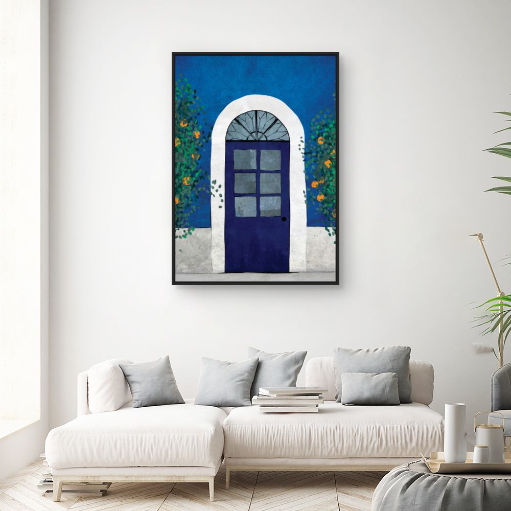 Tableau Porte fleurie