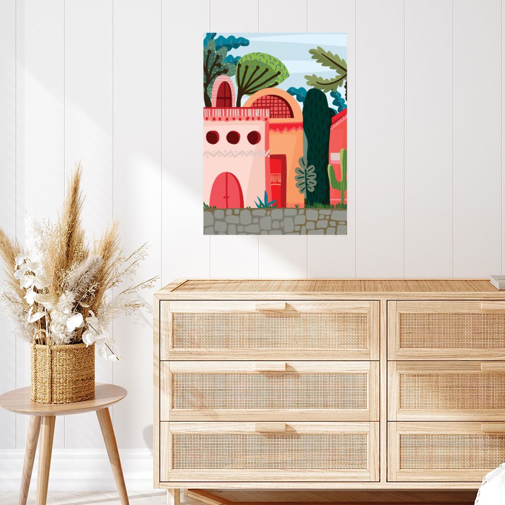 Affiche Maisons exotiques