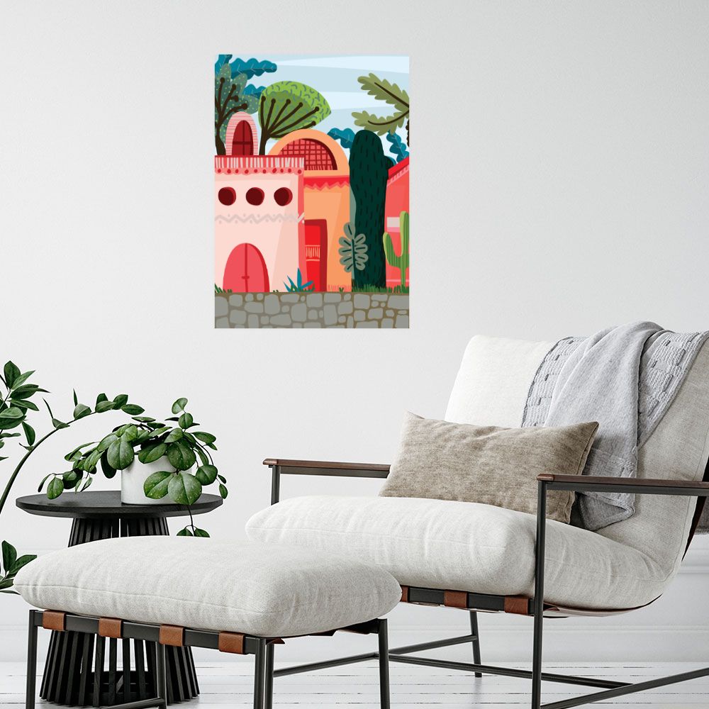 Affiche Maisons exotiques
