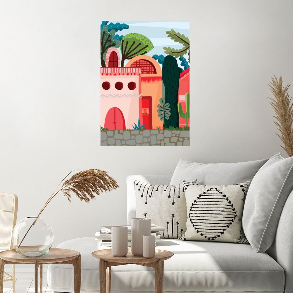 Affiche Maisons exotiques