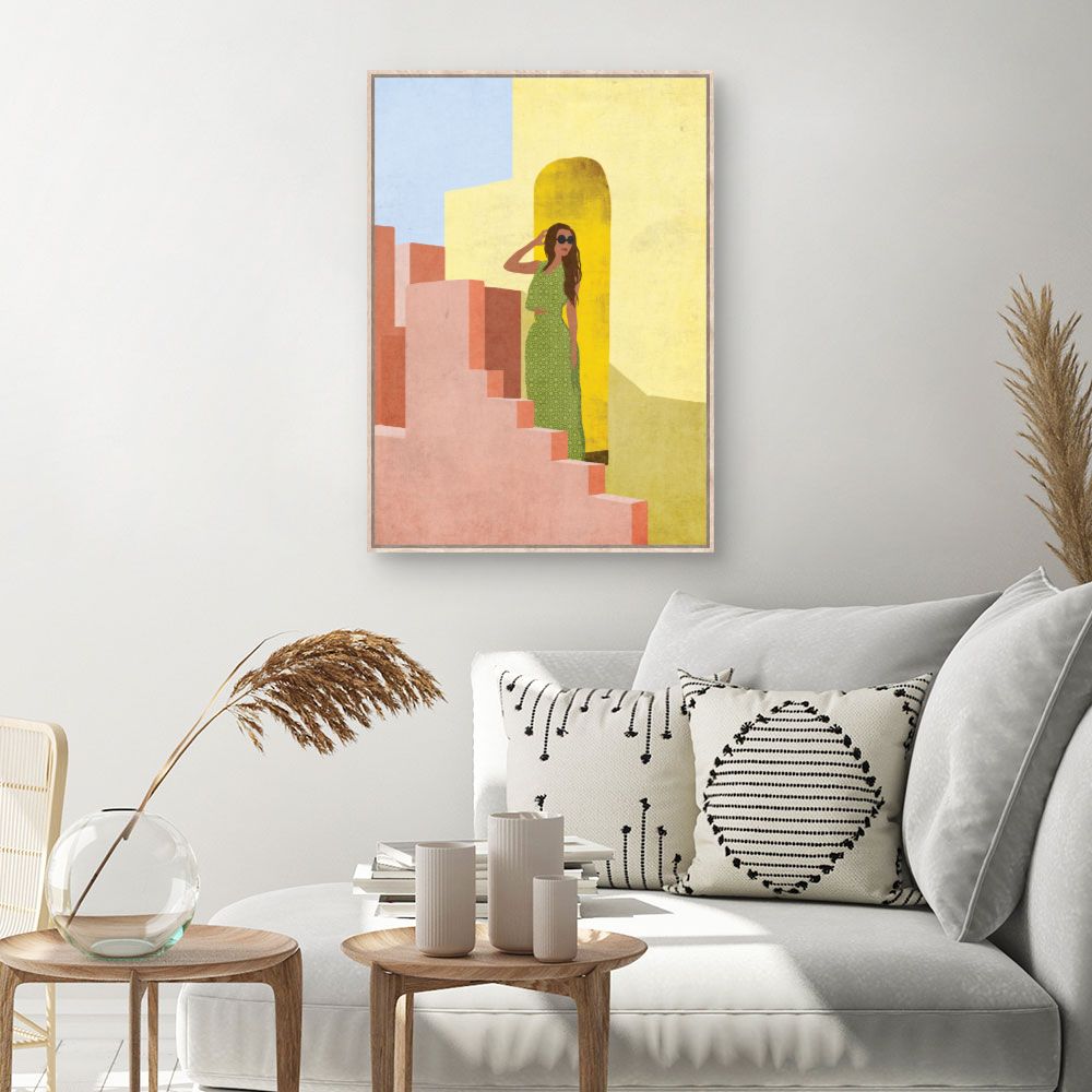 Tableau Escalier ensoleillé