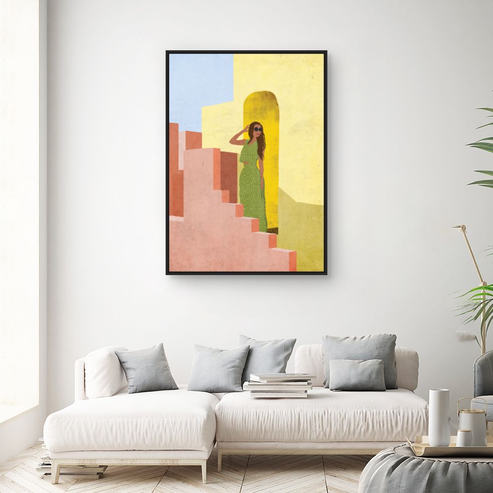 Tableau Escalier ensoleillé