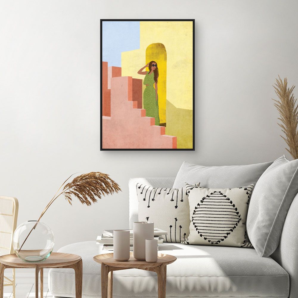 Tableau Escalier ensoleillé