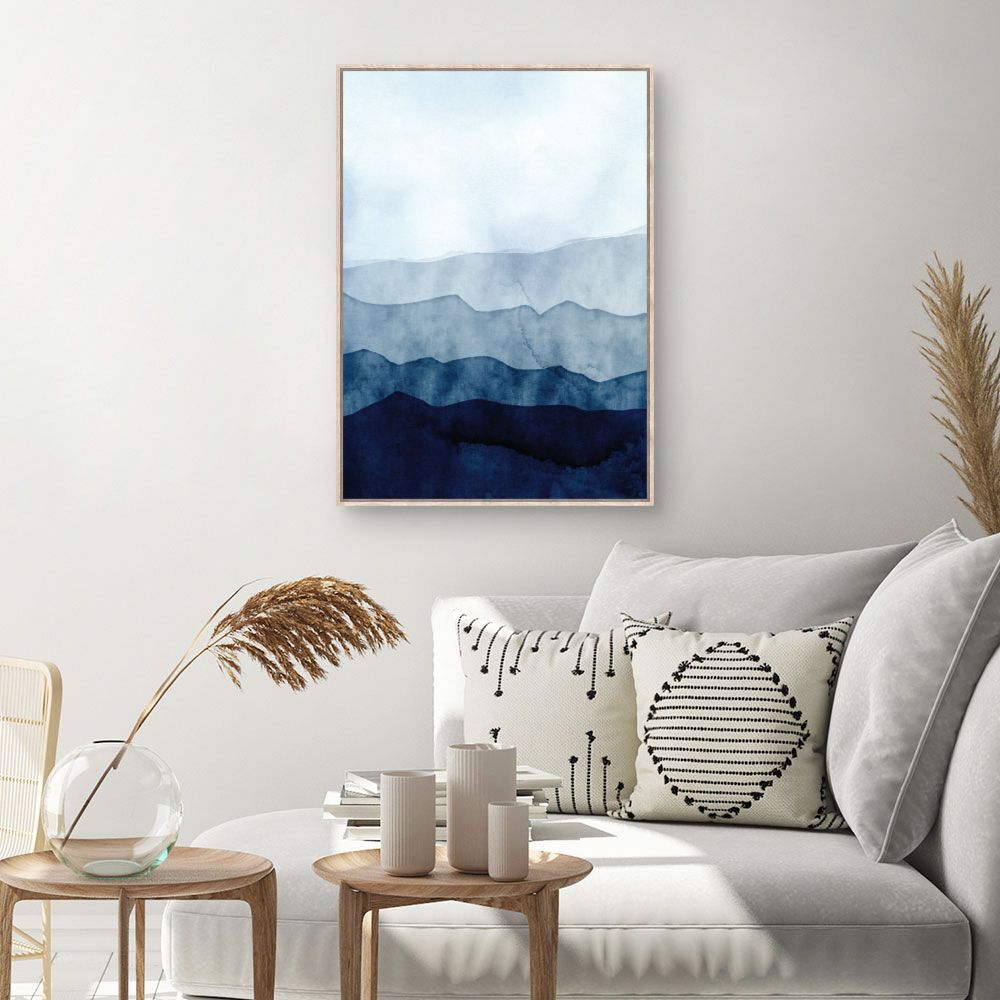 Tableau Vagues aquarelle