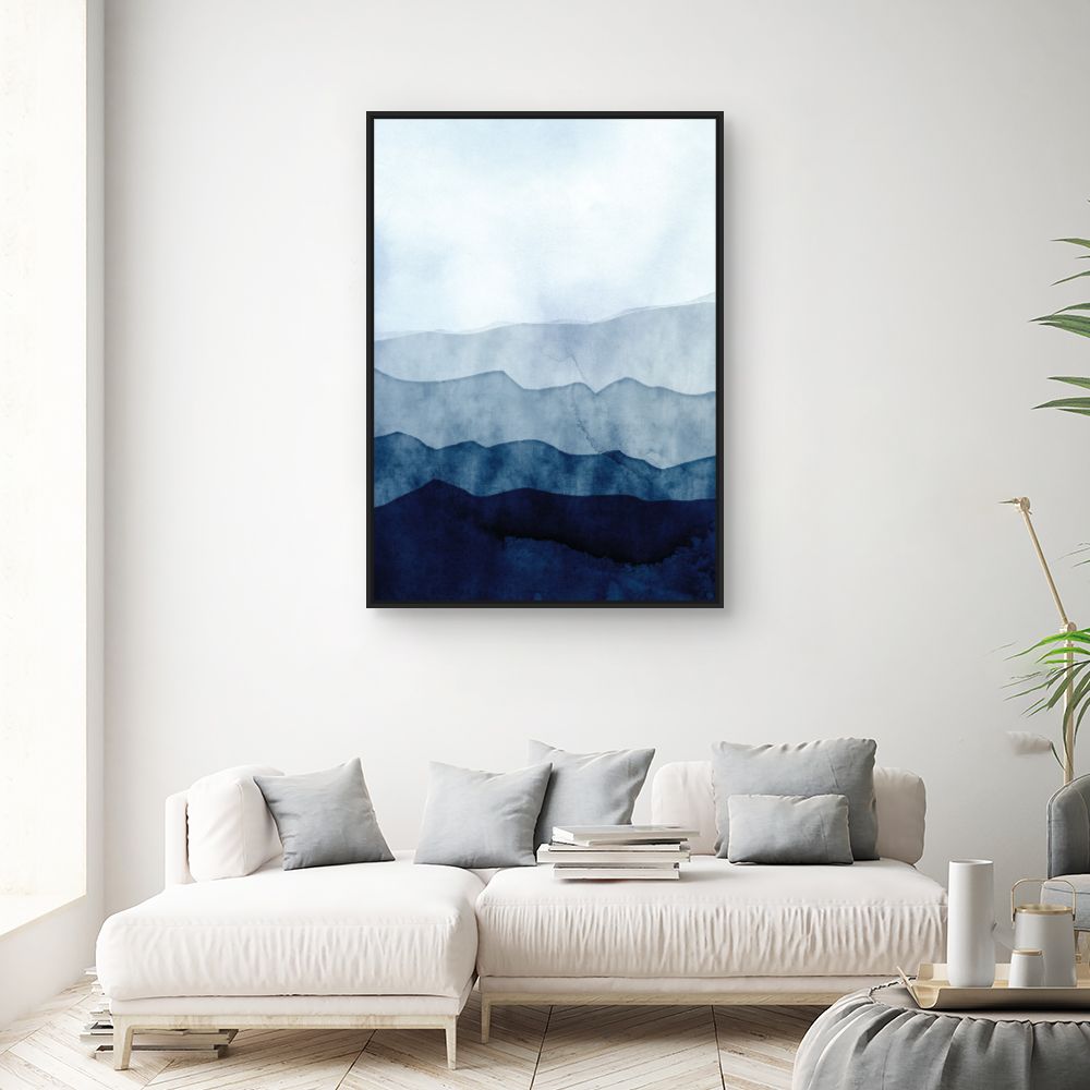 Tableau Vagues aquarelle