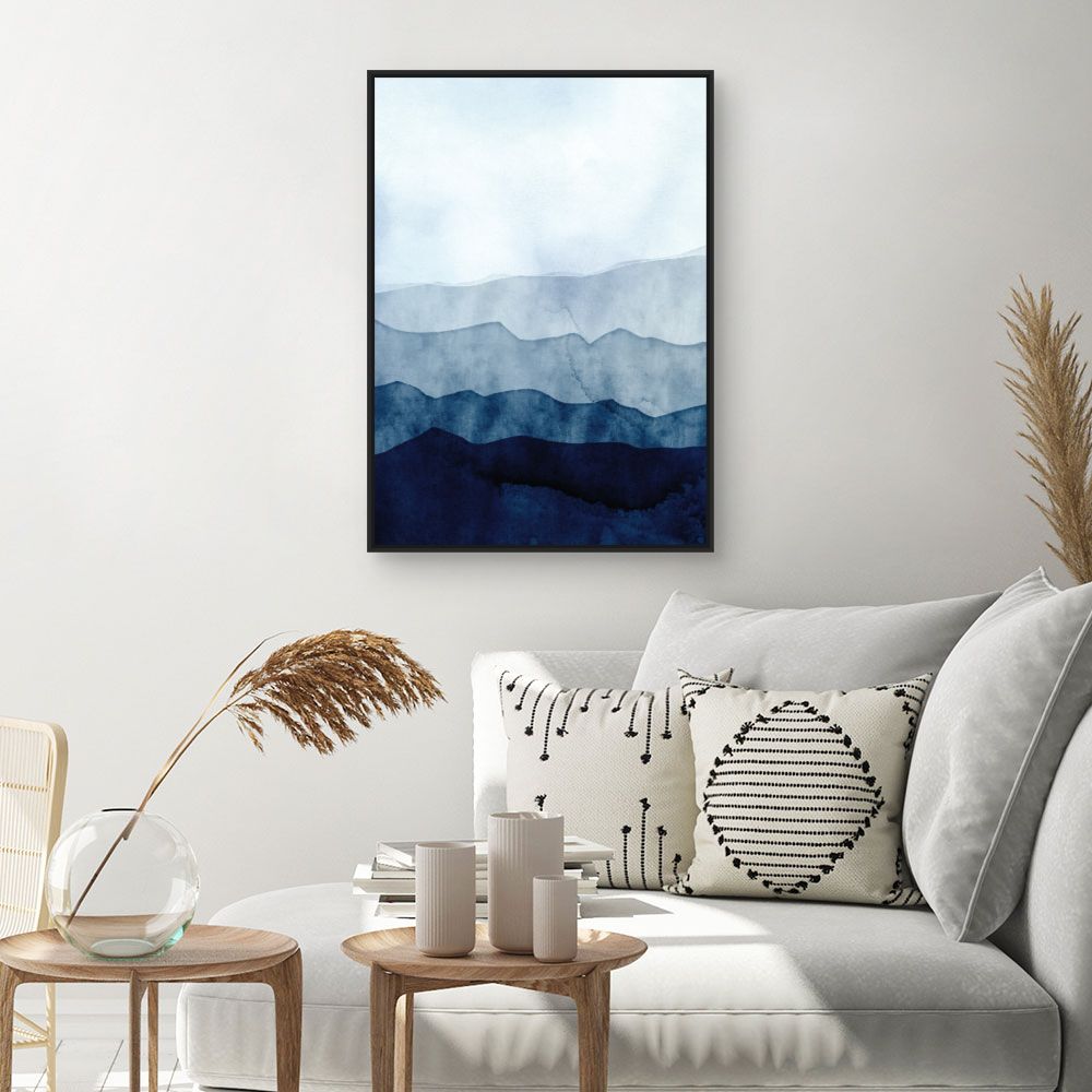 Tableau Vagues aquarelle