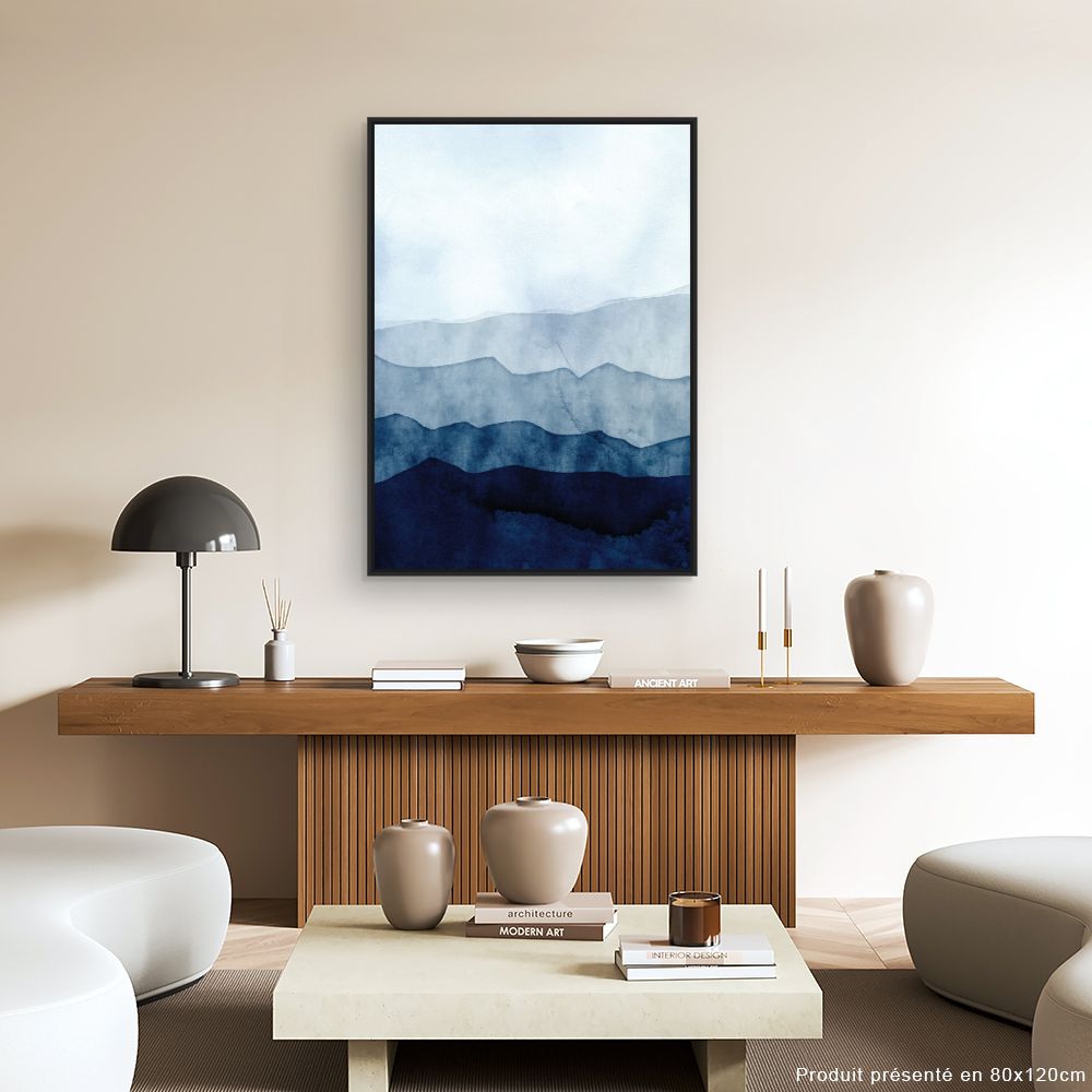 Tableau Vagues aquarelle