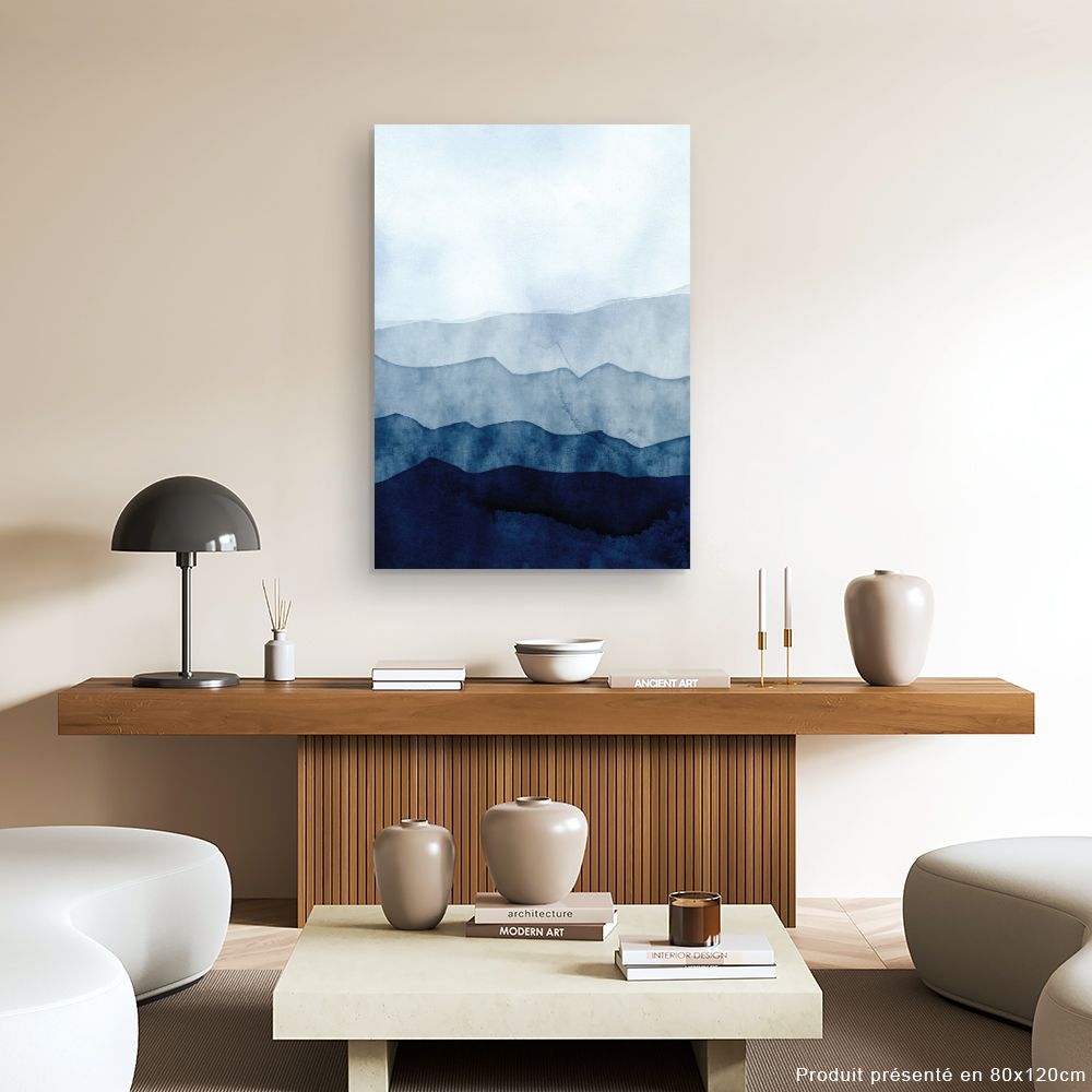 Tableau Vagues aquarelle