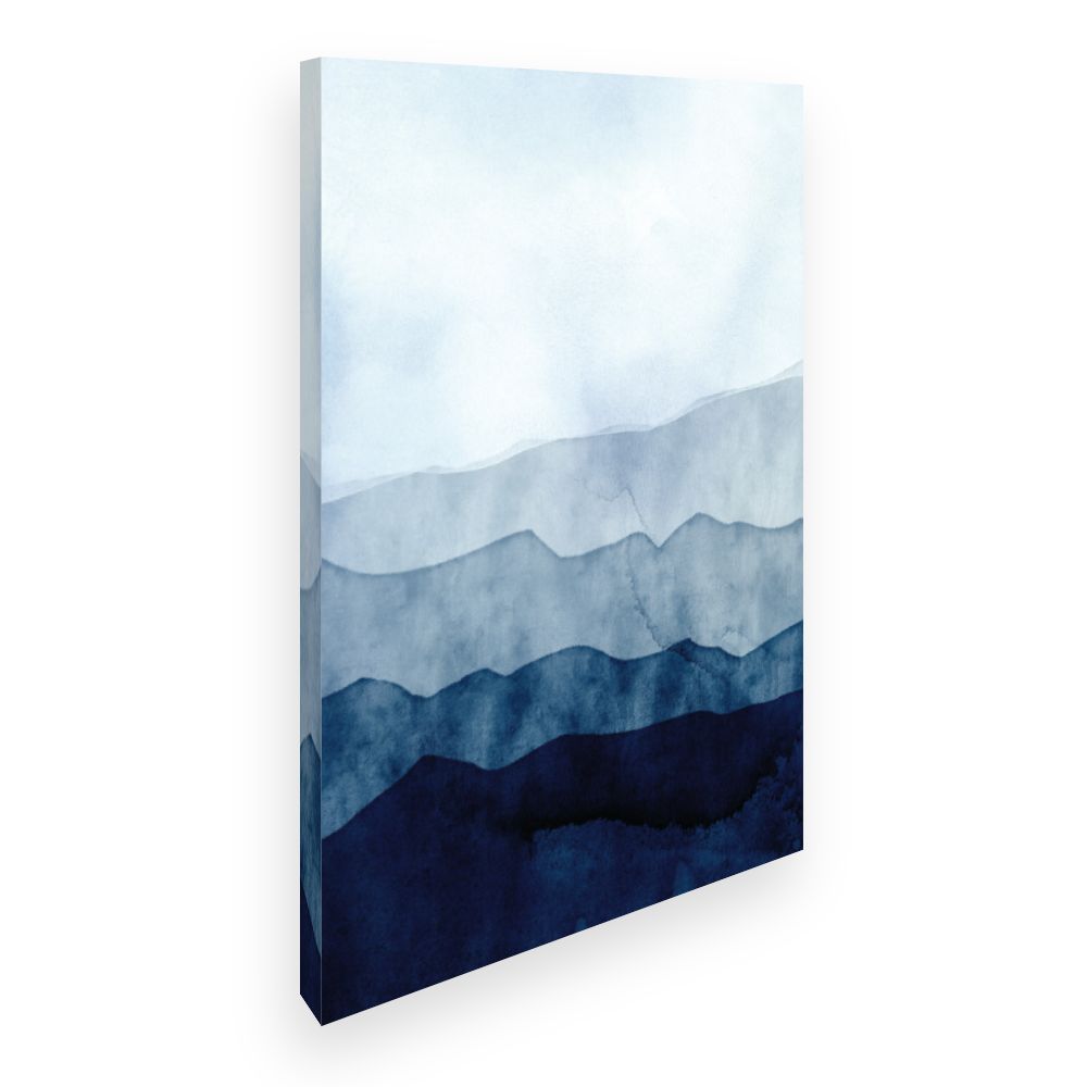 Toile Vagues aquarelle