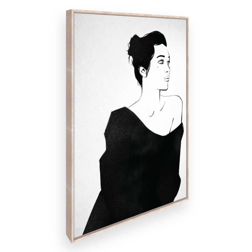 Toile Portrait élégant