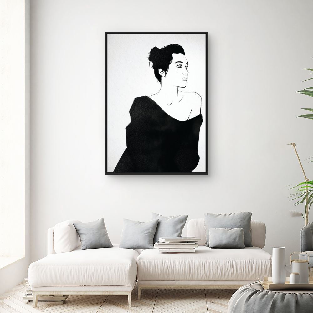 Tableau Portrait élégant