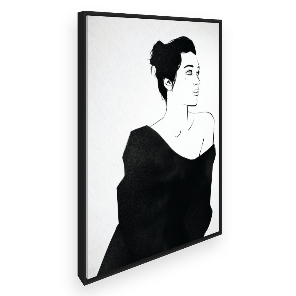 Toile Portrait élégant