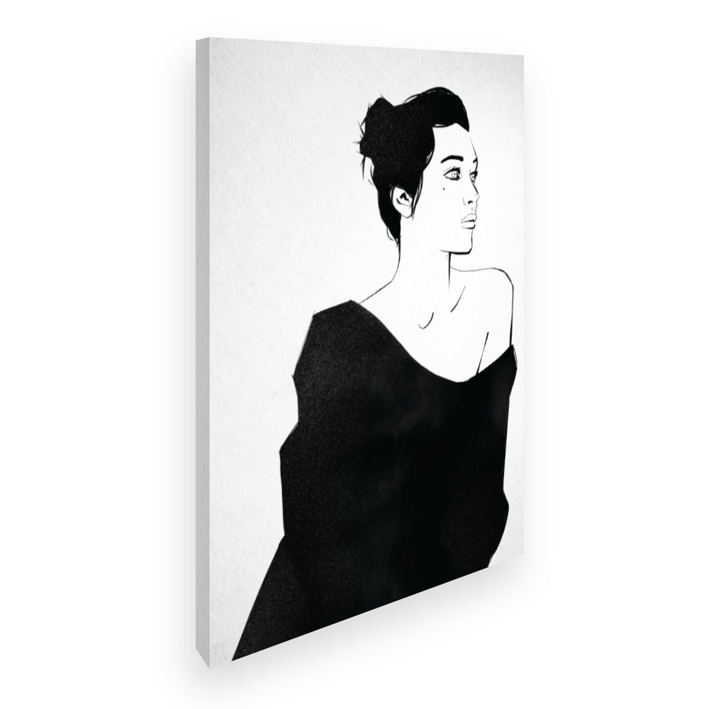 Toile Portrait élégant