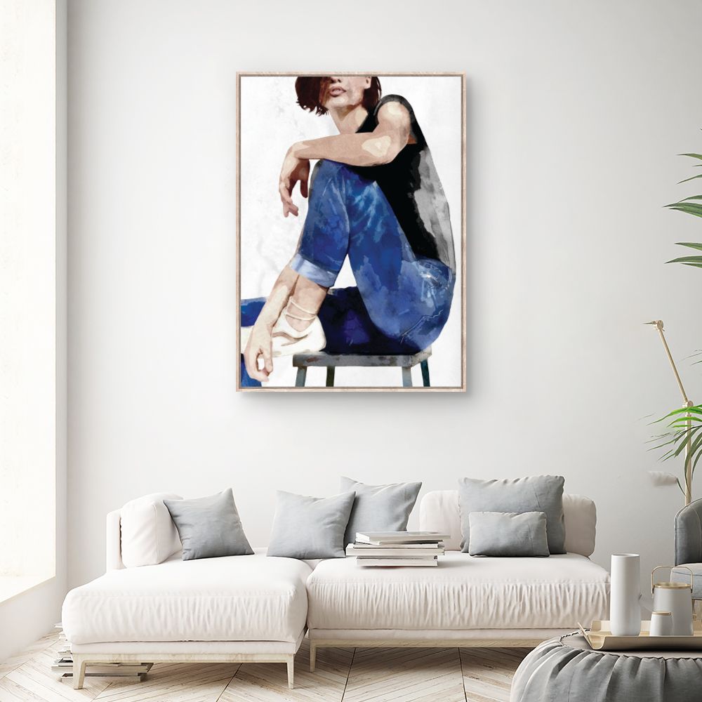 Tableau Silhouette contemporaine stylée
