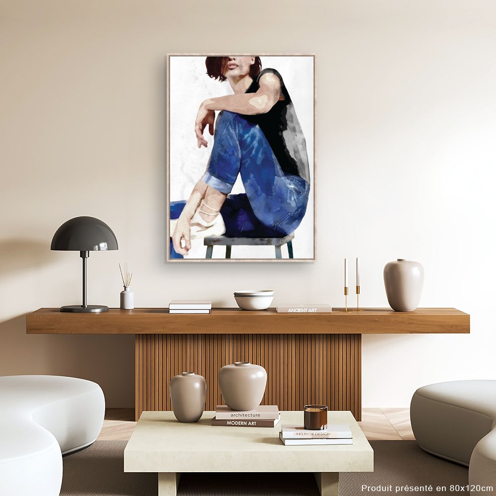 Tableau Silhouette contemporaine stylée