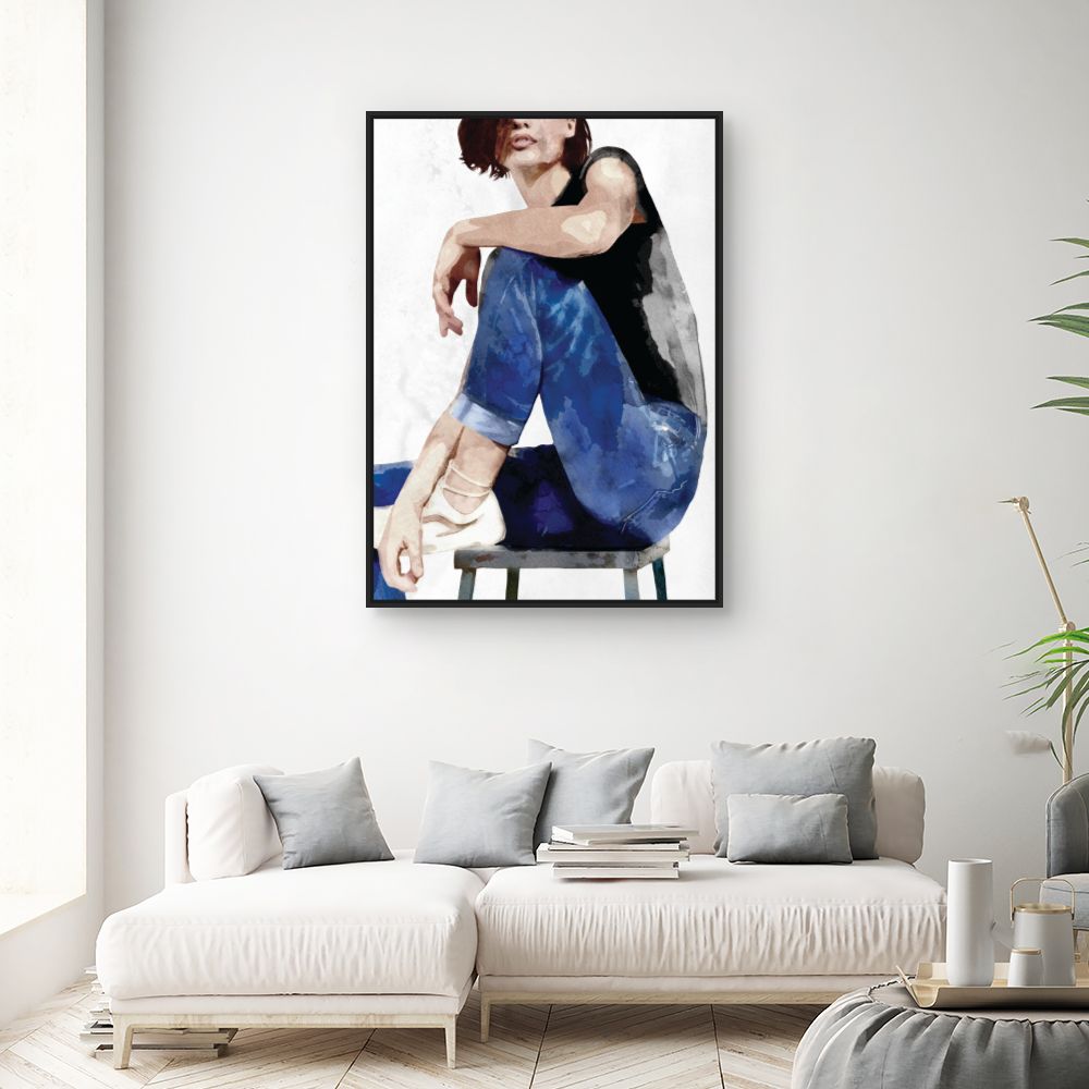 Tableau Silhouette contemporaine stylée