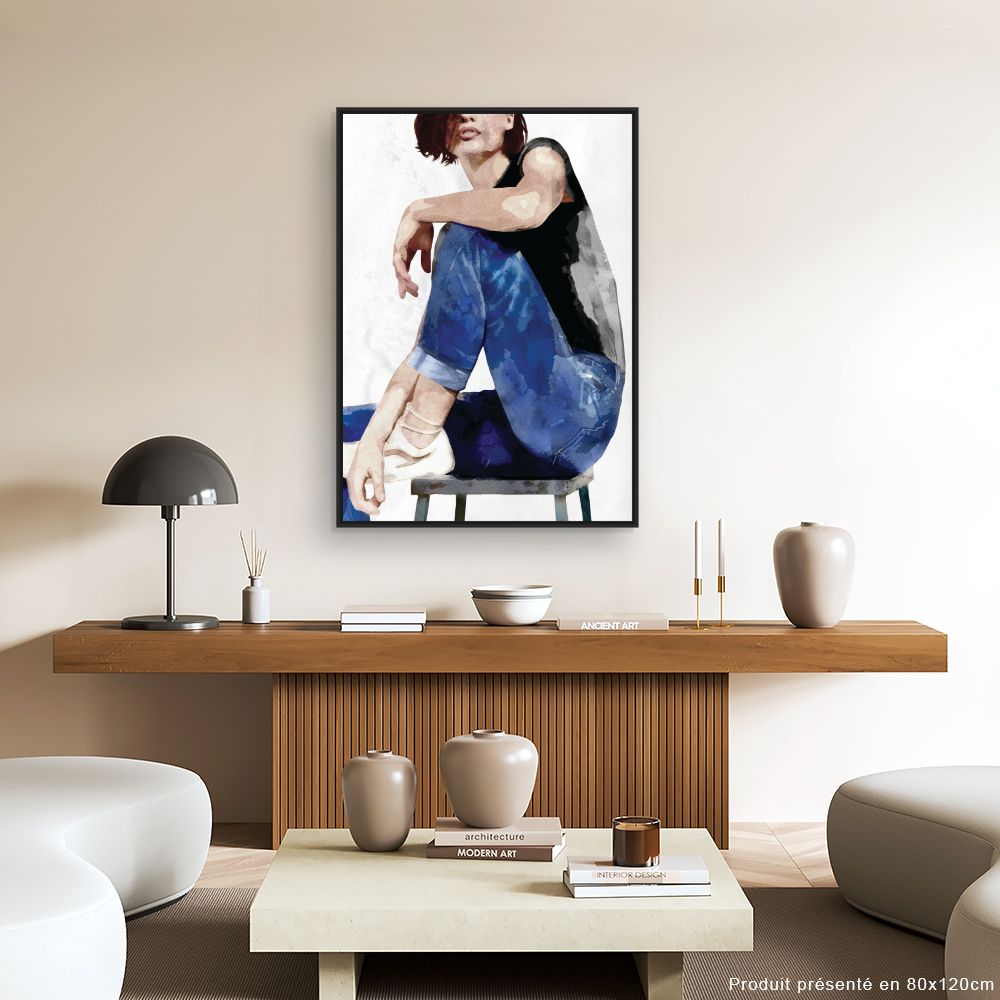Tableau Silhouette contemporaine stylée