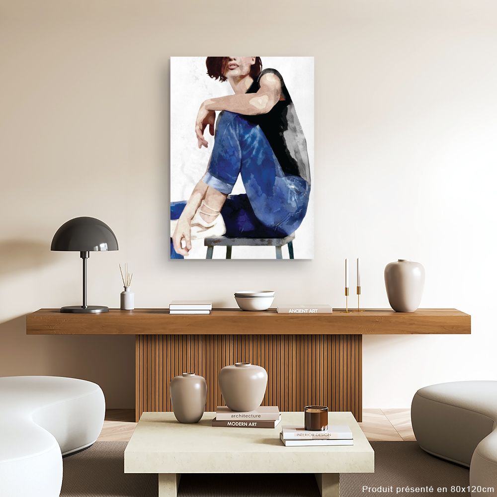 Tableau Silhouette contemporaine stylée