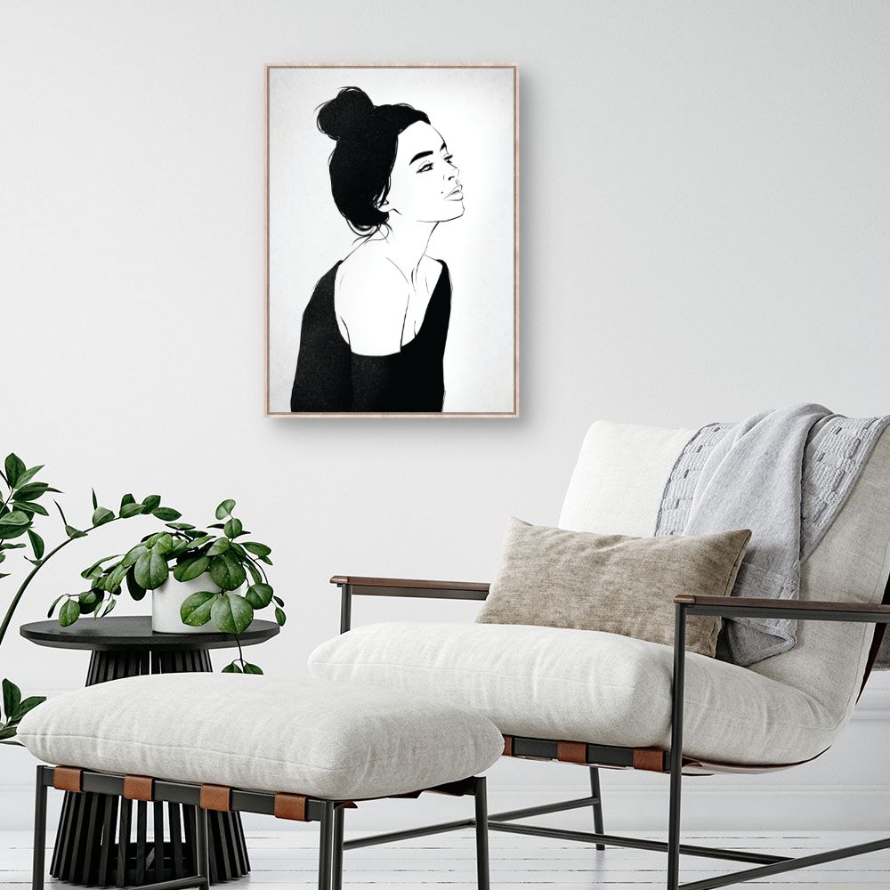 Tableau Silhouette élégante