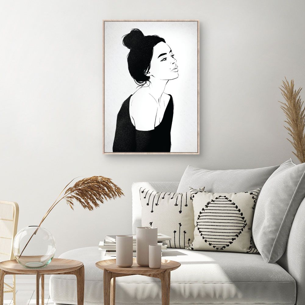 Tableau Silhouette élégante