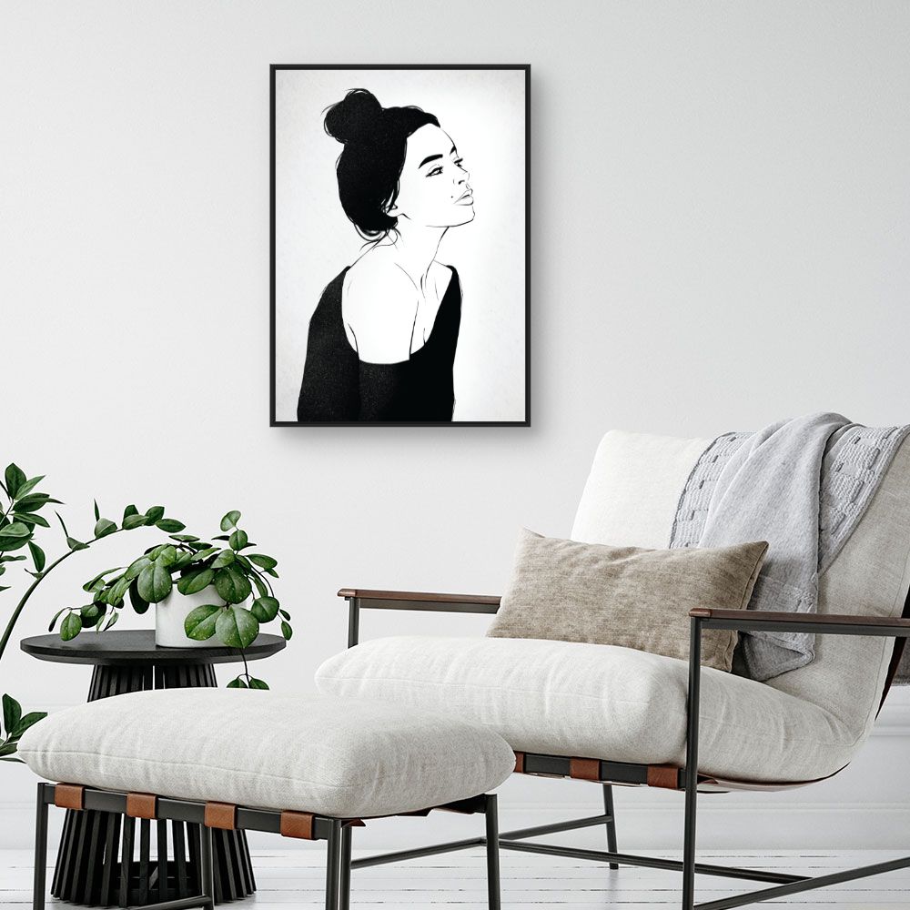 Tableau Silhouette élégante