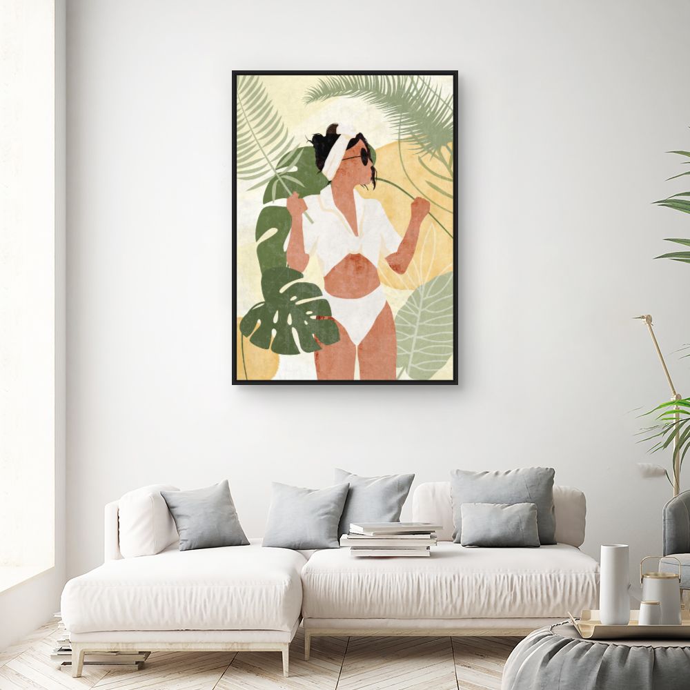 Tableau Femme et nature