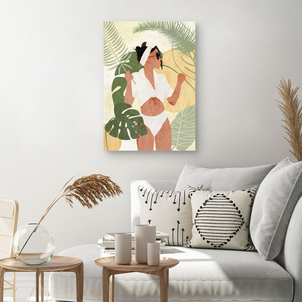 Tableau Femme et nature