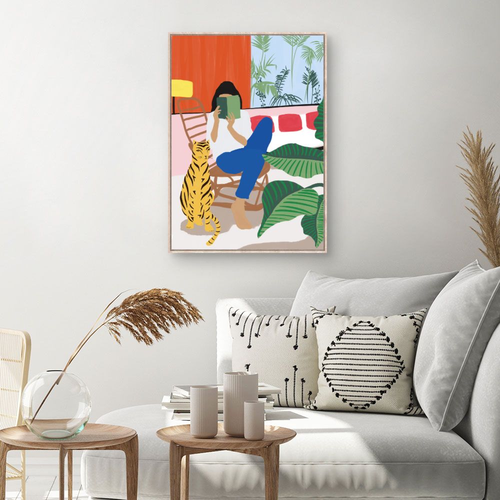 Tableau Lecture relaxante