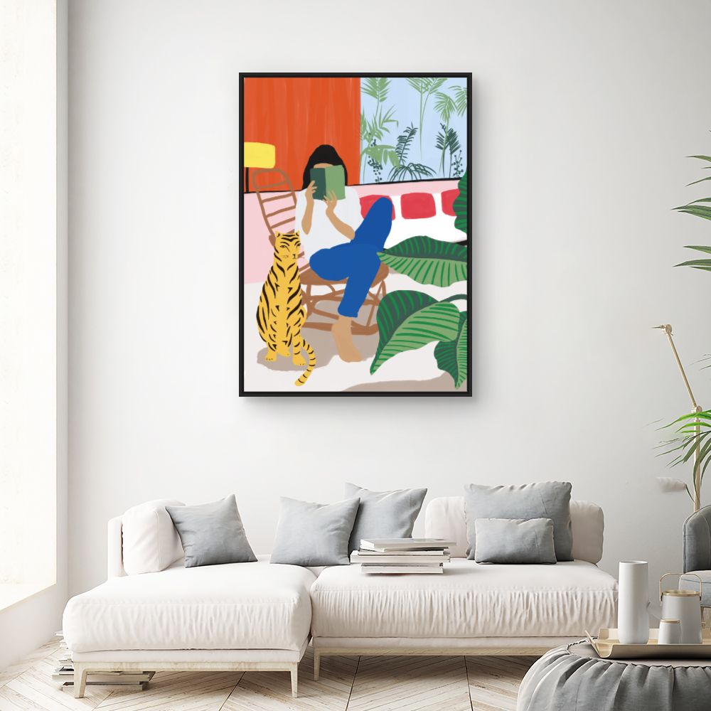 Tableau Lecture relaxante