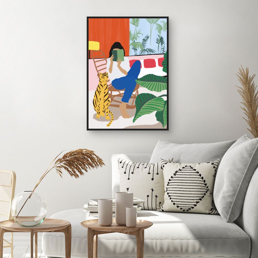 Tableau Lecture relaxante