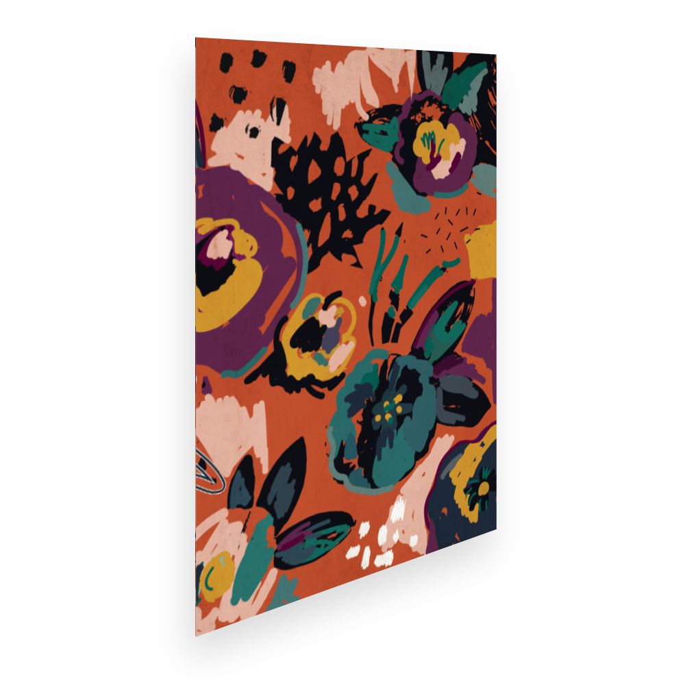 Affiche Fleurs vibrantes