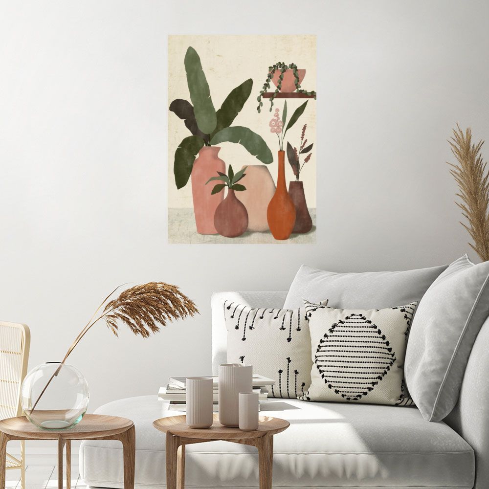 Affiche Plantes et vases