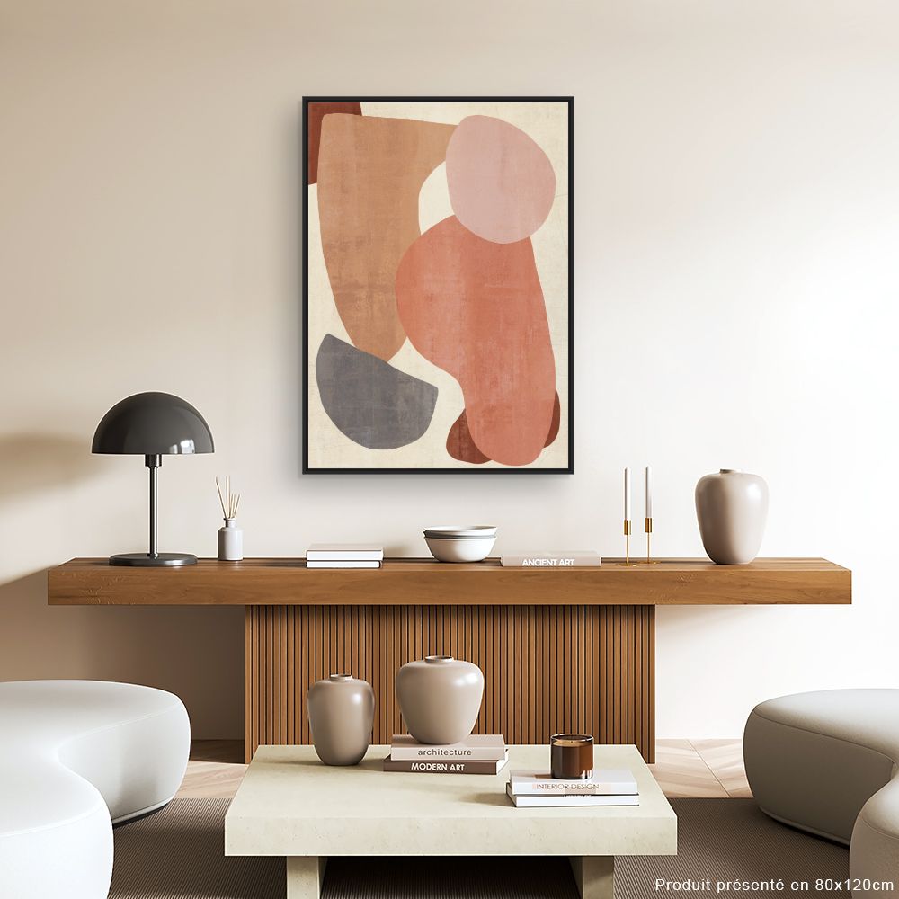 Tableau Formes abstraites douces