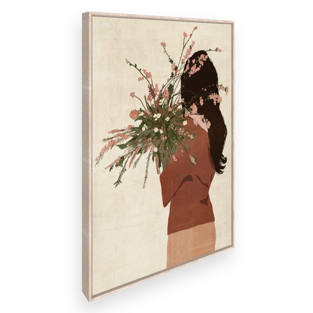 Toile Fleurs élégantes
