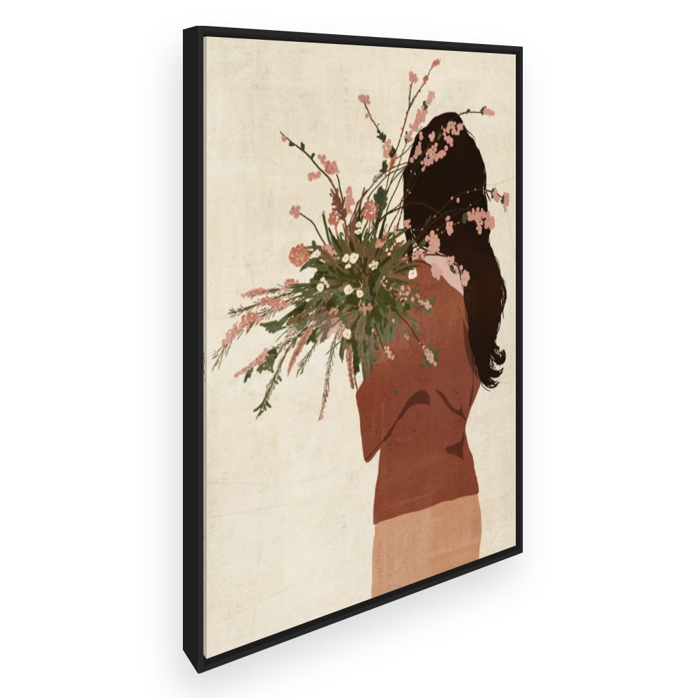 Toile Fleurs élégantes