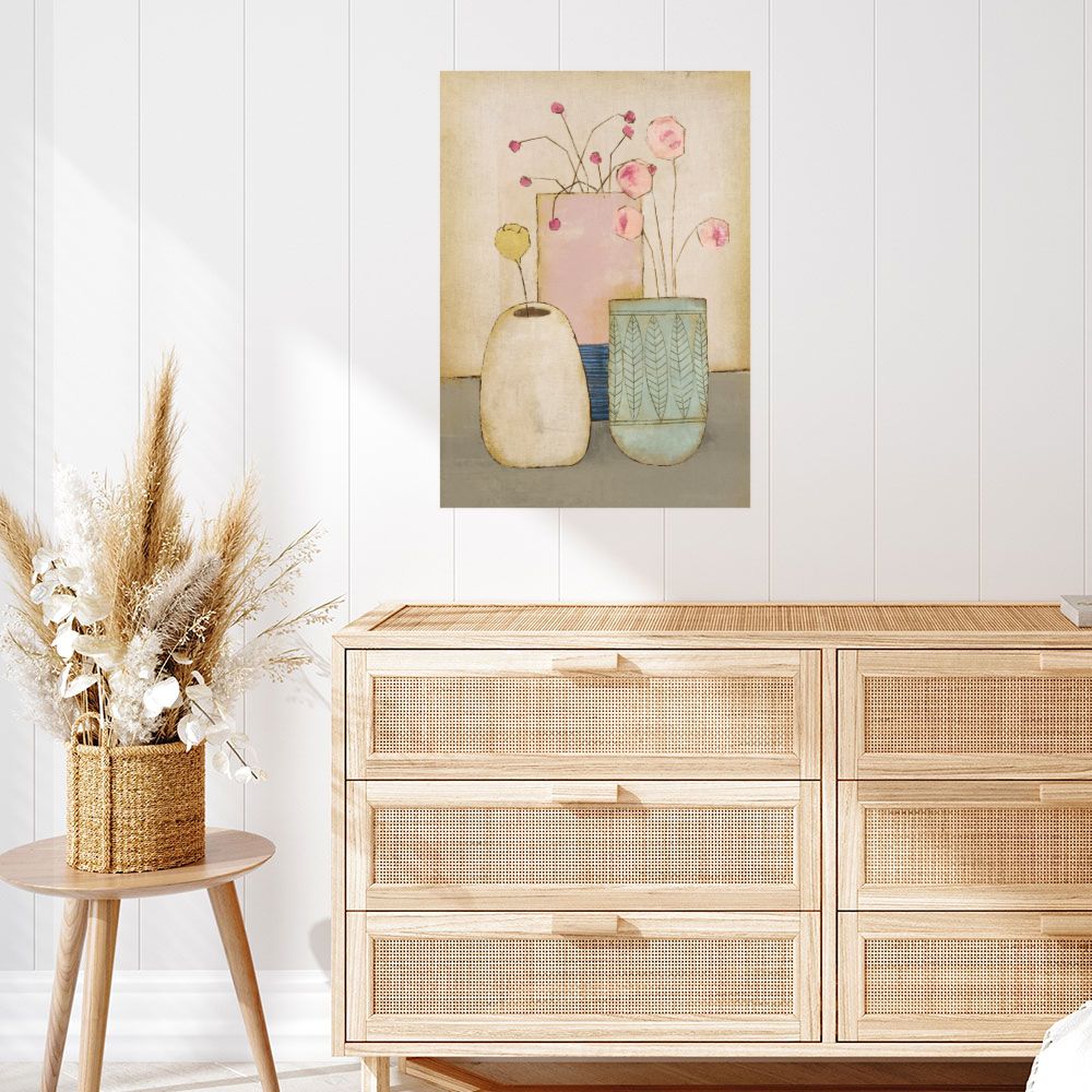 Affiche Vases floraux élégants