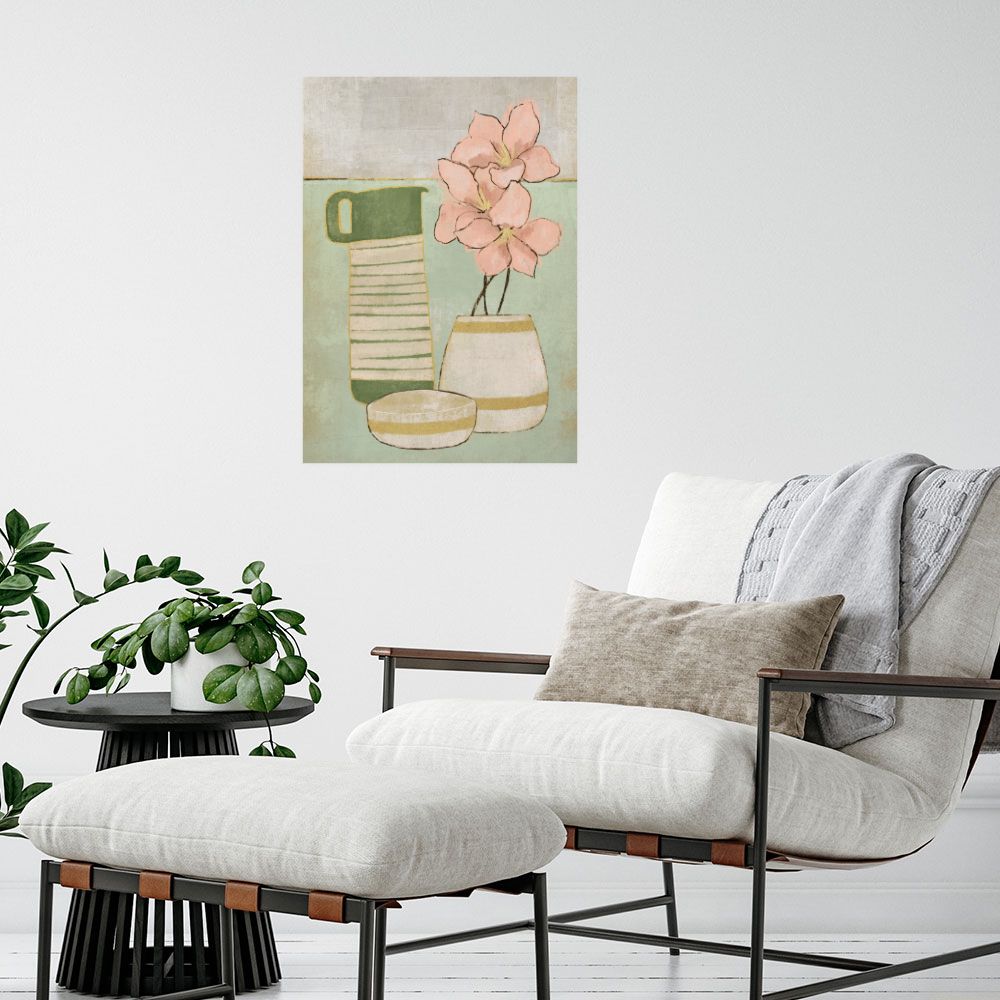 Affiche Fleurs et vases