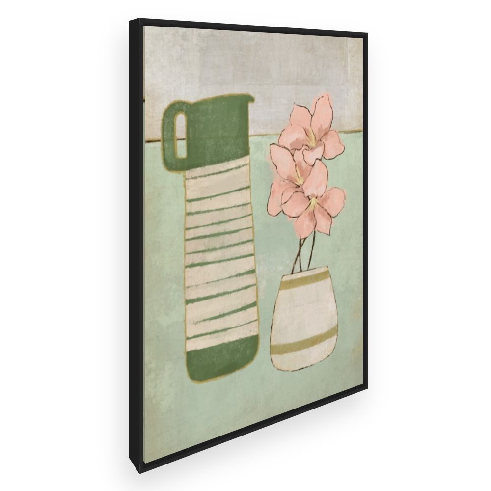 Toile Fleurs élégantes