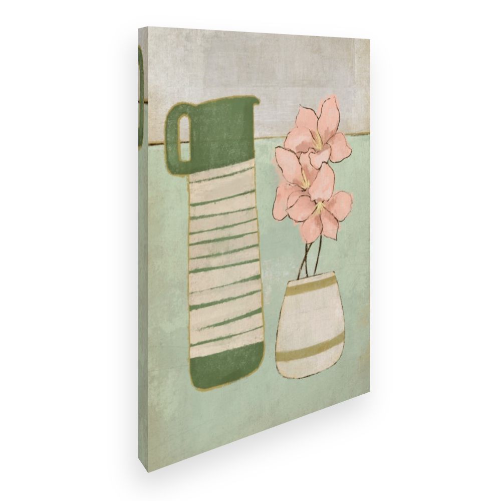 Toile Fleurs élégantes