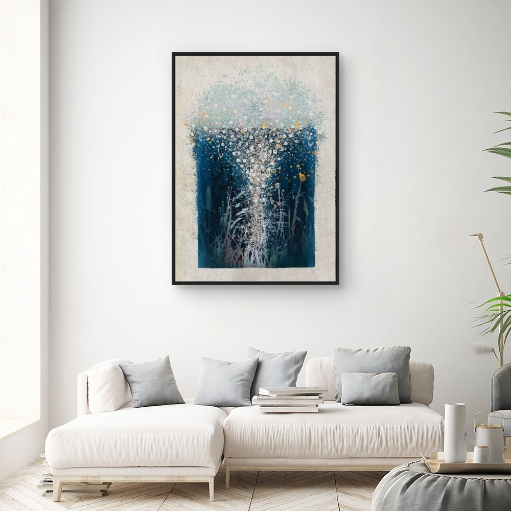 Tableau Explosion florale magique