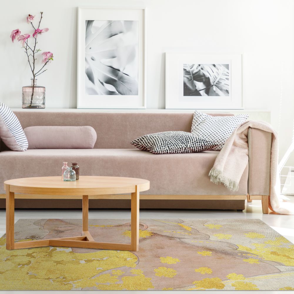 Tapis n°147 Éclat floral délicat